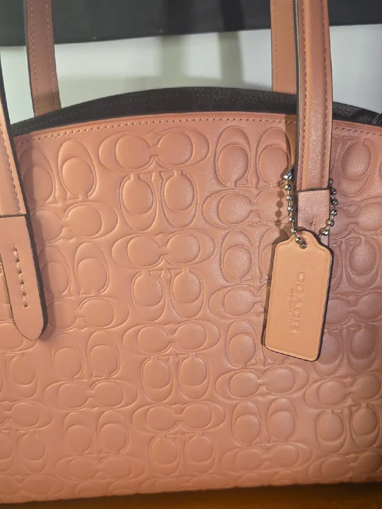 Coach Delicate Pink Charlie Convertible Tote - Picture 3 of 9